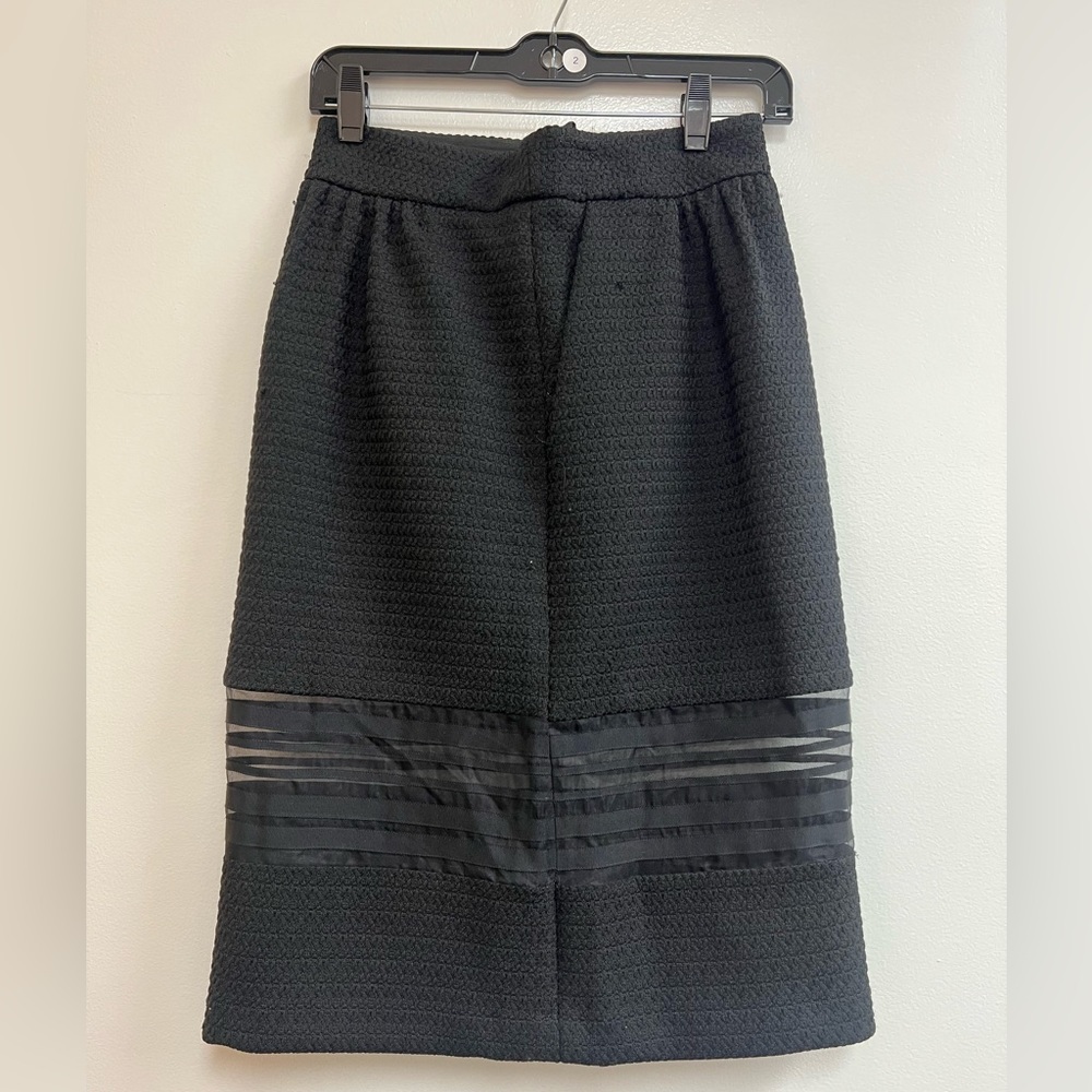 Badgley Mischka Pencil Skirt in Black